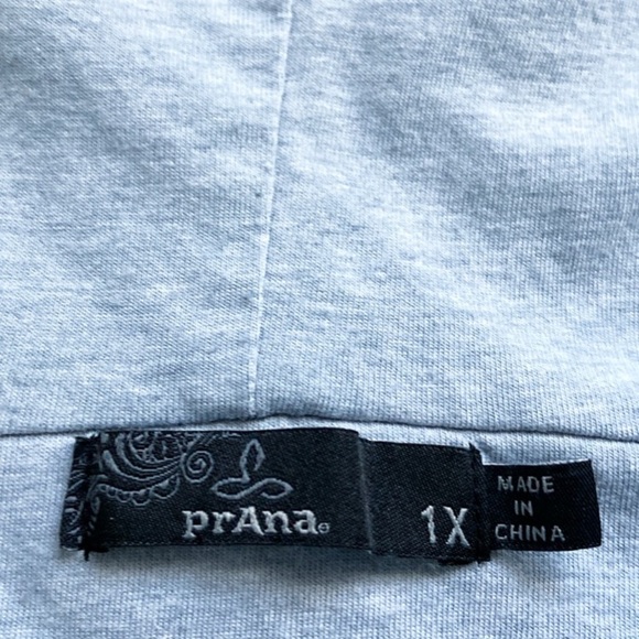 Blue Prana Permafrost Half-Zip Fleece Jacket Pullover, size 1x - Picture 5 of 6